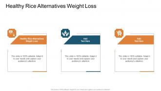 Healthy Rice Alternatives Weight Loss In Powerpoint And Google Slides Cpb