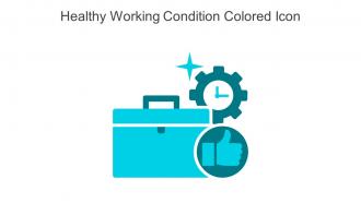 Healthy Working Condition Colored Icon In Powerpoint Pptx Png And Editable Eps Format