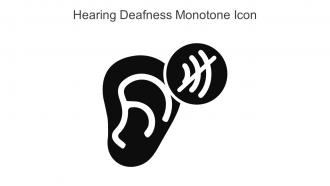 Hearing Deafness Monotone Icon In Powerpoint Pptx Png And Editable Eps Format