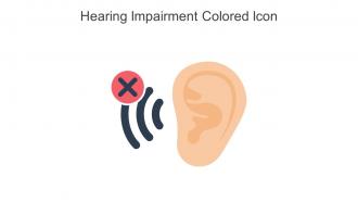 Hearing Impairment Colored Icon In Powerpoint Pptx Png And Editable Eps Format