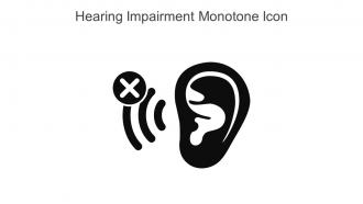 Hearing Impairment Monotone Icon In Powerpoint Pptx Png And Editable Eps Format