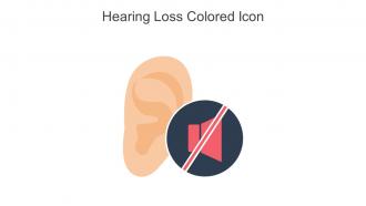 Hearing Loss Colored Icon In Powerpoint Pptx Png And Editable Eps Format