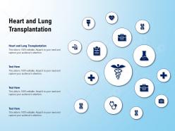 Heart and lung transplantation ppt powerpoint presentation icon templates