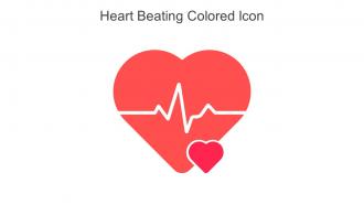 Heart Beating Colored Icon In Powerpoint Pptx Png And Editable Eps Format