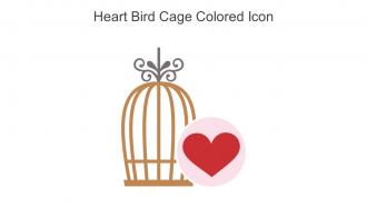Heart Bird Cage Colored Icon In Powerpoint Pptx Png And Editable Eps Format