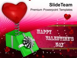 Heart coming out of box valentines gift powerpoint templates ppt themes and graphics 0213