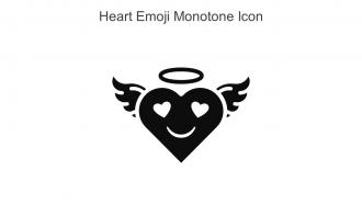 Heart Emoji Monotone Icon In Powerpoint Pptx Png And Editable Eps Format