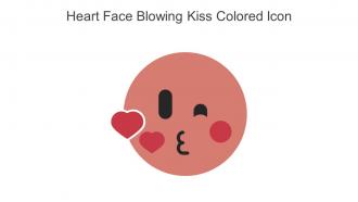 Heart Face Blowing Kiss Colored Icon In Powerpoint Pptx Png And Editable Eps Format