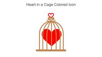 Heart In A Cage Colored Icon In Powerpoint Pptx Png And Editable Eps Format