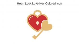 Heart Lock Love Key Colored Icon In Powerpoint Pptx Png And Editable Eps Format