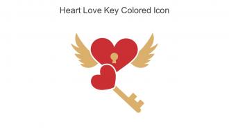 Heart Love Key Colored Icon In Powerpoint Pptx Png And Editable Eps Format