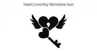Heart Love Key Monotone Icon In Powerpoint Pptx Png And Editable Eps Format