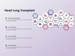 Heart lung transplant ppt powerpoint presentation slides gridlines