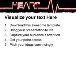 Heart medical powerpoint templates and powerpoint backgrounds 0311