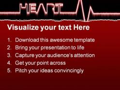 Heart medical powerpoint templates and powerpoint backgrounds 0311