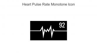 Heart Pulse Rate Monotone Icon In Powerpoint Pptx Png And Editable Eps Format