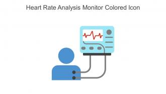 Heart Rate Analysis Monitor Colored Icon In Powerpoint Pptx Png And Editable Eps Format