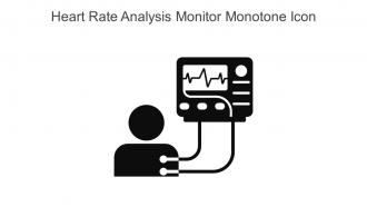 Heart Rate Analysis Monitor Monotone Icon In Powerpoint Pptx Png And Editable Eps Format