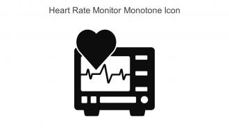 Heart Rate Monitor Monotone Icon In Powerpoint Pptx Png And Editable Eps Format