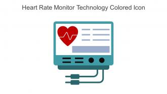 Heart Rate Monitor Technology Colored Icon In Powerpoint Pptx Png And Editable Eps Format
