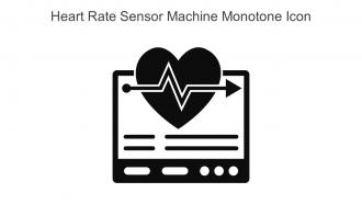 Heart Rate Sensor Machine Monotone Icon In Powerpoint Pptx Png And Editable Eps Format