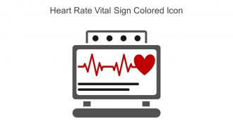 Heart Rate Vital Sign Colored Icon In Powerpoint Pptx Png And Editable Eps Format