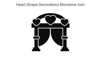 Heart Shape Decorations Monotone Icon In Powerpoint Pptx Png And Editable Eps Format