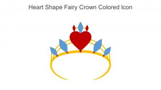 Heart Shape Fairy Crown Colored Icon In Powerpoint Pptx Png And Editable Eps Format
