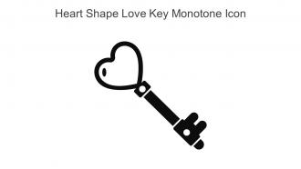 Heart Shape Love Key Monotone Icon In Powerpoint Pptx Png And Editable Eps Format