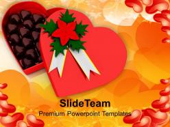 Heart Shaped Box Having Chocolates Occassion PowerPoint Templates PPT Themes And Graphics 0213