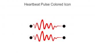 Heartbeat Pulse Colored Icon In Powerpoint Pptx Png And Editable Eps Format