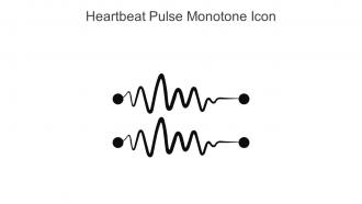 Heartbeat Pulse Monotone Icon In Powerpoint Pptx Png And Editable Eps Format