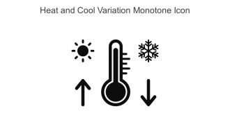 Heat And Cool Variation Monotone Icon In Powerpoint Pptx Png And Editable Eps Format