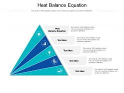 Heat balance equation ppt powerpoint presentation professional graphics example cpb