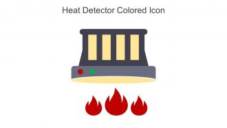 Heat Detector Colored Icon In Powerpoint Pptx Png And Editable Eps Format