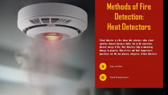 Heat Detectors As A Method Of Fire Detection Training Ppt