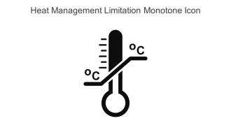 Heat Management Limitation Monotone Icon In Powerpoint Pptx Png And Editable Eps Format