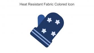 Heat Resistant Fabric Colored Icon In Powerpoint Pptx Png And Editable Eps Format