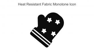 Heat Resistant Fabric Monotone Icon In Powerpoint Pptx Png And Editable Eps Format