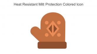 Heat Resistant Mitt Protection Colored Icon In Powerpoint Pptx Png And Editable Eps Format