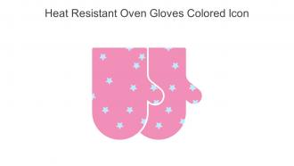 Heat Resistant Oven Gloves Colored Icon In Powerpoint Pptx Png And Editable Eps Format