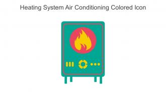 Heating System Air Conditioning Colored Icon In Powerpoint Pptx Png And Editable Eps Format