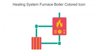 Heating System Furnace Boiler Colored Icon In Powerpoint Pptx Png And Editable Eps Format