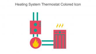 Heating System Thermostat Colored Icon In Powerpoint Pptx Png And Editable Eps Format