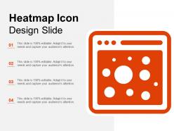 Heatmap icon design slide