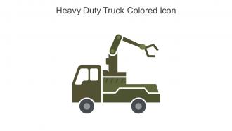 Heavy Duty Truck Colored Icon In Powerpoint Pptx Png And Editable Eps Format