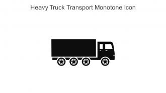 Heavy Truck Transport Monotone Icon In Powerpoint Pptx Png And Editable Eps Format