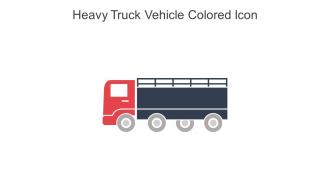 Heavy Truck Vehicle Colored Icon In Powerpoint Pptx Png And Editable Eps Format