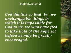 Hebrews 6 18 the hope set beforeus may powerpoint church sermon
