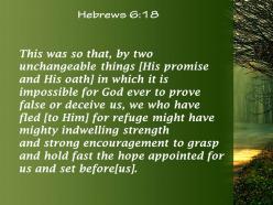 Hebrews 6 18 the hope set beforeus may powerpoint church sermon
